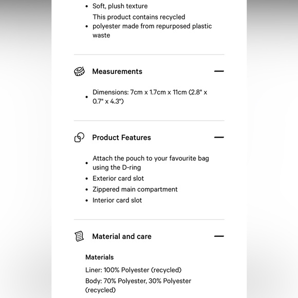 ✨NWT Lululemon Clippable Nano Pouch
Plush Fleece - Picture 7 of 10